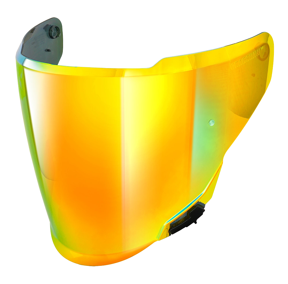 Infinity Gold Gennex II Visor by Gracshaw, Open Face Helmet