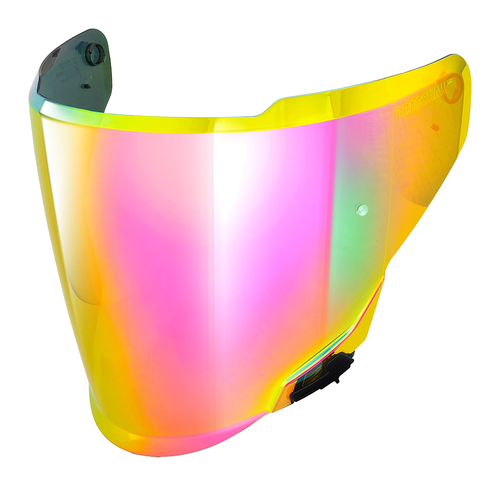Infinity Pink Gennex II Visor by Gracshaw, Open Face Helmet