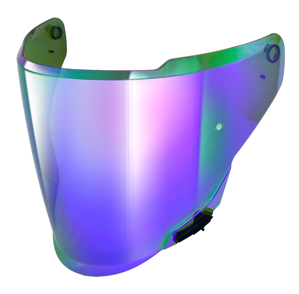 Infinity Purple Visor Gennex II by Gracshaw Open Face Helmet