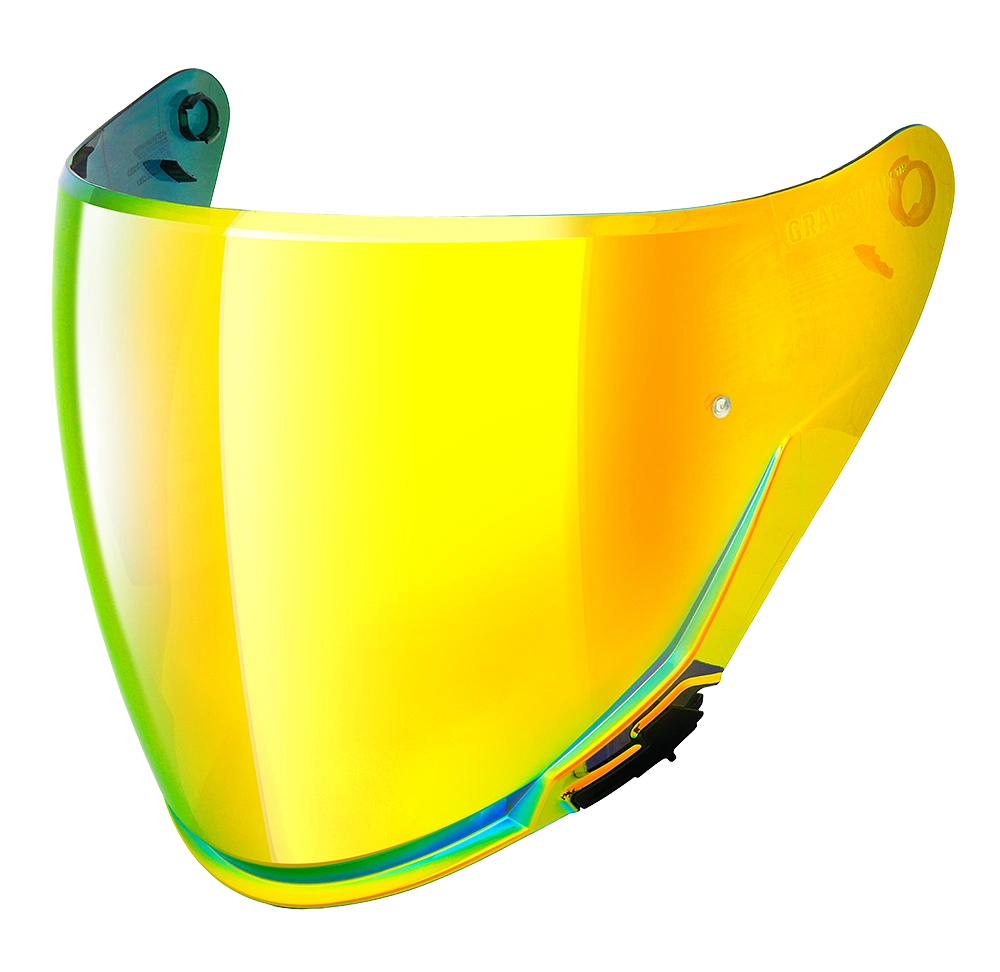 Infinity Gold Visor by Gracshaw Open Face Helmet